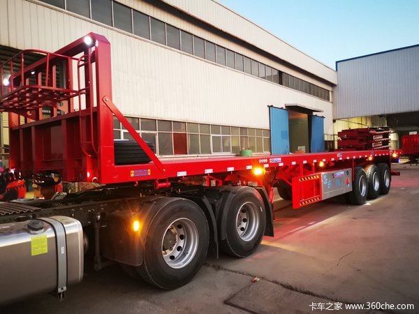 東旭掛車13米平板掛車詳解 叉車作業、分期付款、6.5噸自重及定制價格指南